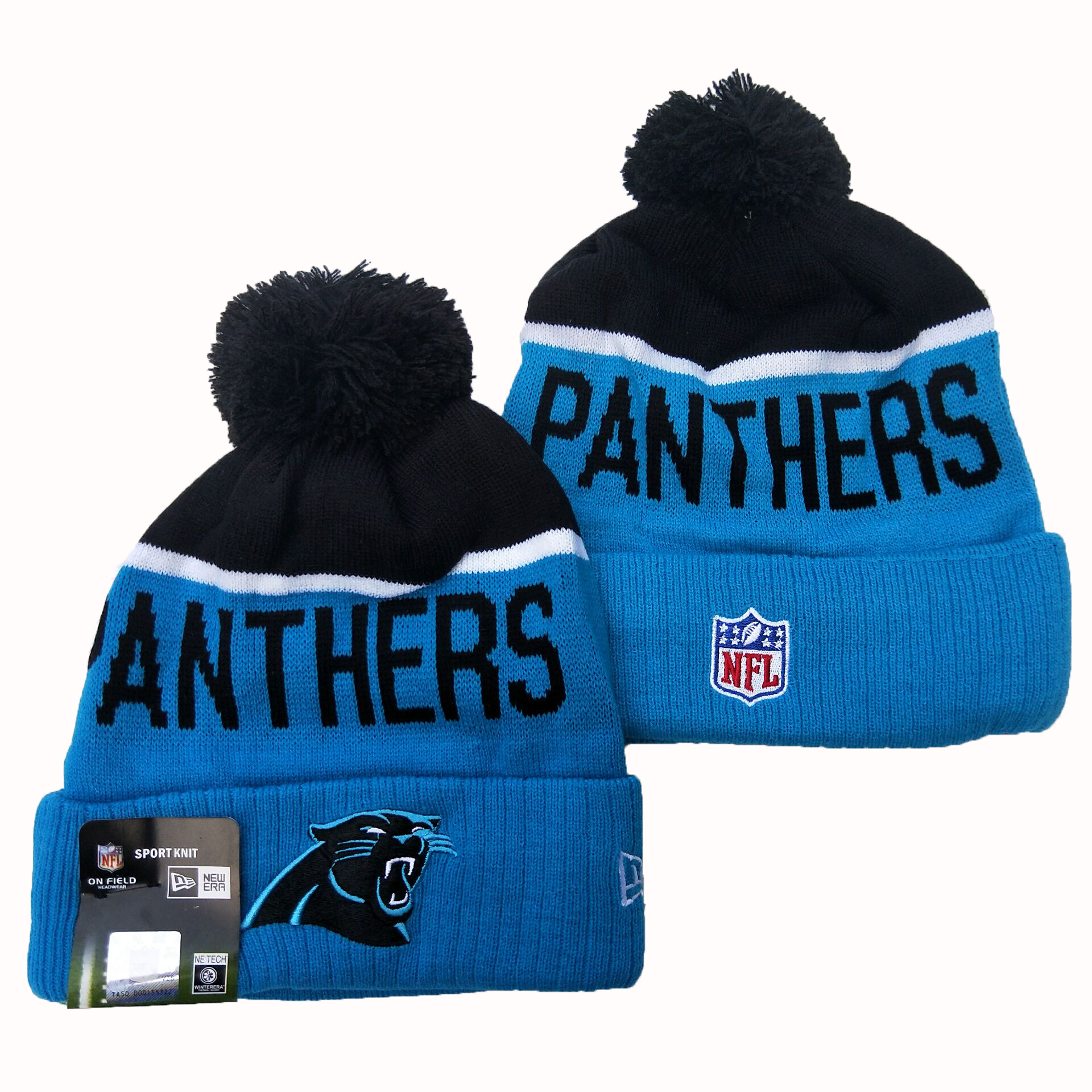 Carolina Panthers Knit Hats 045